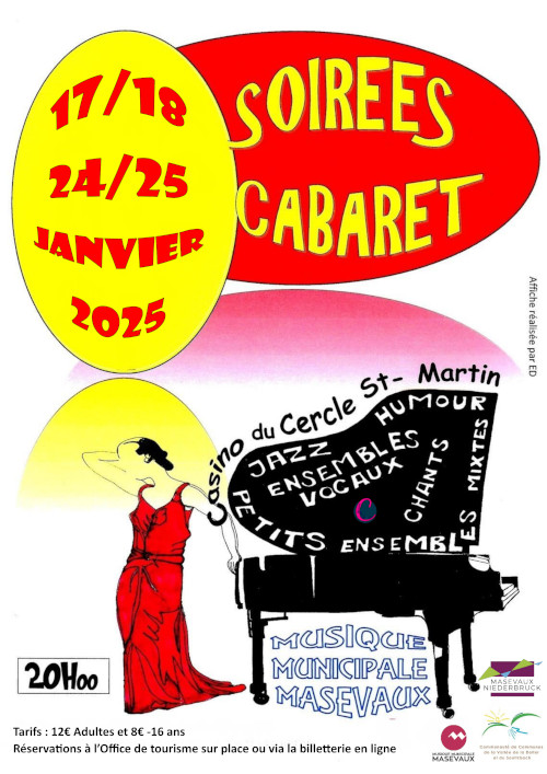 Janvier : Soirées Cabaret